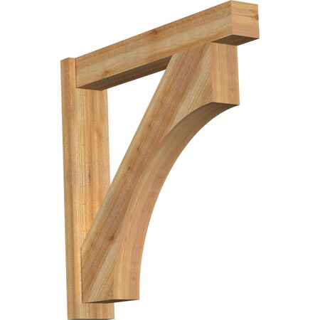 Westlake Block Rough Sawn Outlooker, Western Red Cedar, 6W X 34D X 34H